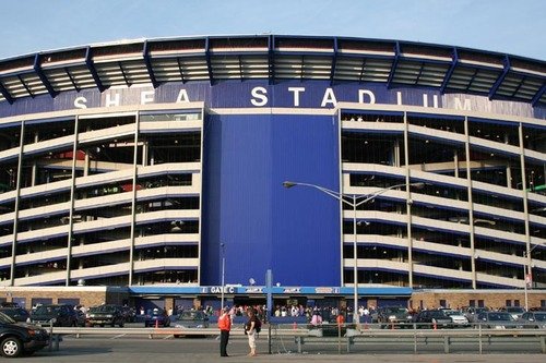 The New York Mets' Shea Stadium. Citi Field replaced Shea in 2009 (ballparktours.blogspot.com)