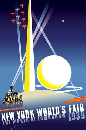 Poster for the 1939-1940 New York World's Fair (Joseph Binder)