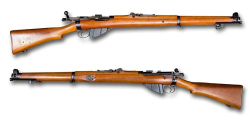 A Lee Enfield Mk I (1903) .303 rifle similar to the one Vernon Booher used to kill four people (Sweedish Army Museum)