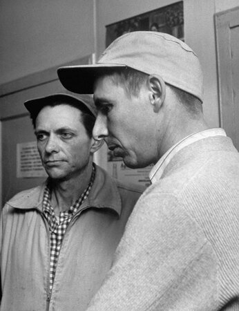 Billy Cook kidnapped James Burke (L) and Forrest Damron (R) and held them for eight days (Allan Grant/Life)