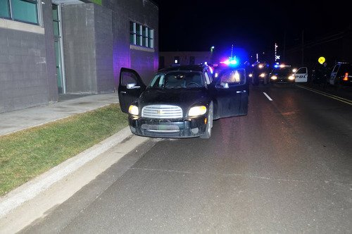Police and Sheriff's deputies arrested Jason Dalton at this traffic stop (Kalamazoo Department of Public Safety)